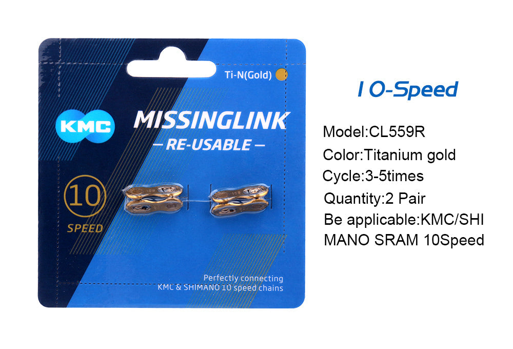 2 Pairs KMC Chain Missing Link / Chain Magic Clasp