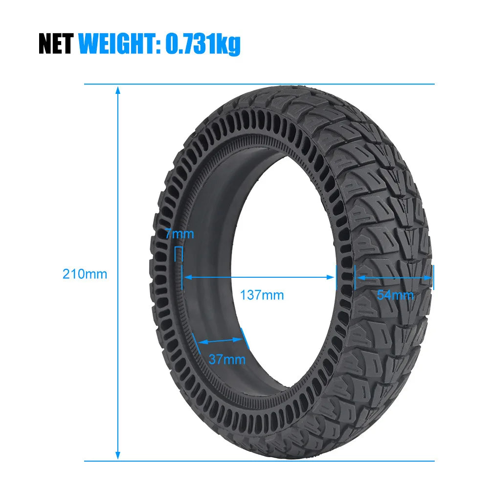8.5x2.125" Solid Tire for Xiaomi M365/Pro -Off road Solid tire