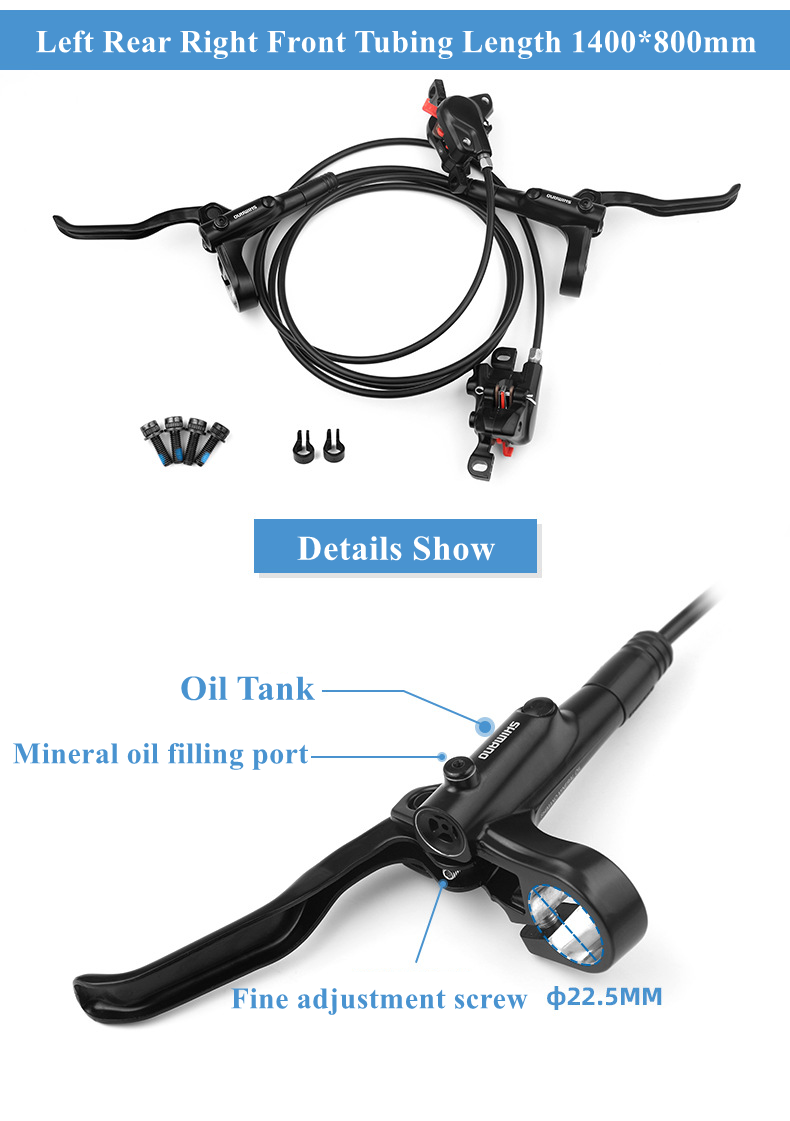 Shimano MT200 B01S MT200 Hydraulic Brake Set Front and Rear