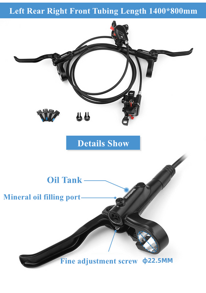 Shimano MT200 B01S MT200 Hydraulic Brake Set Front and Rear